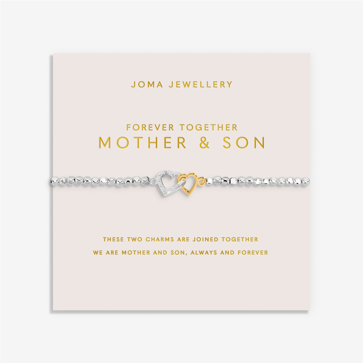 Joma Gold Mix Interlocking Mother & Son Bracelet