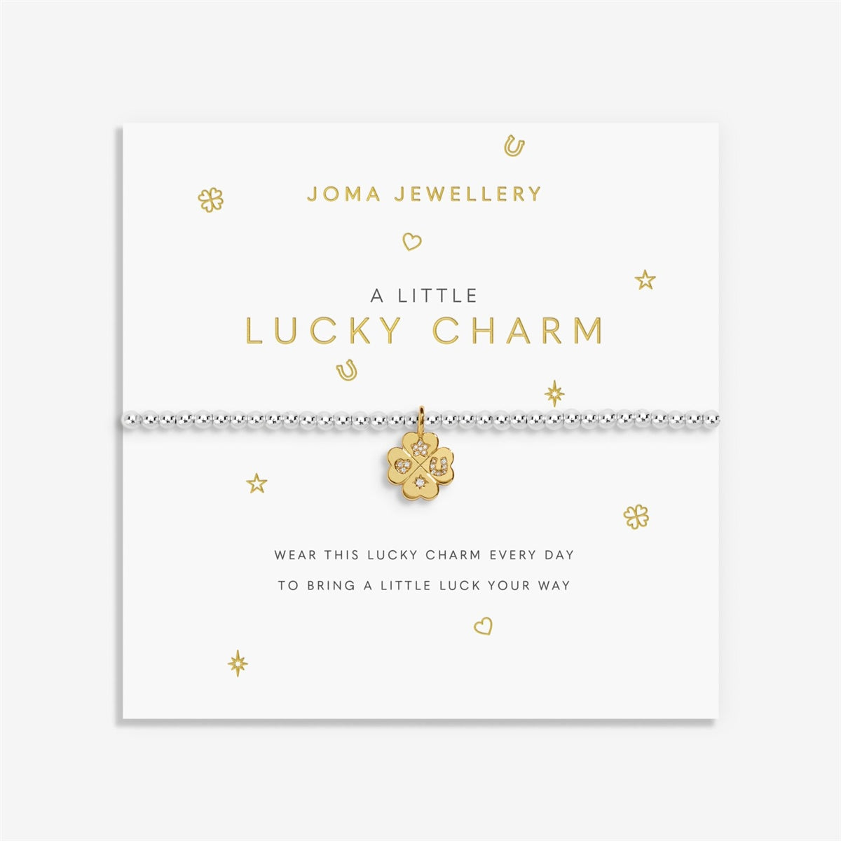 Joma A Little Lucky Charm Clover Bracelet
