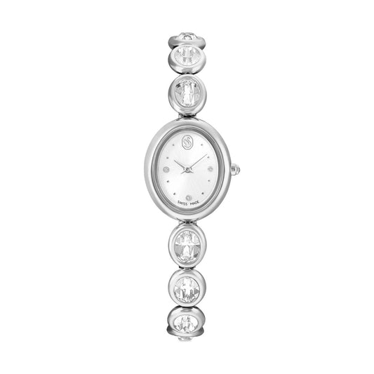 Swarovski Imber Stainless Steel Swiss Made Metal Bracelet Oval Watch