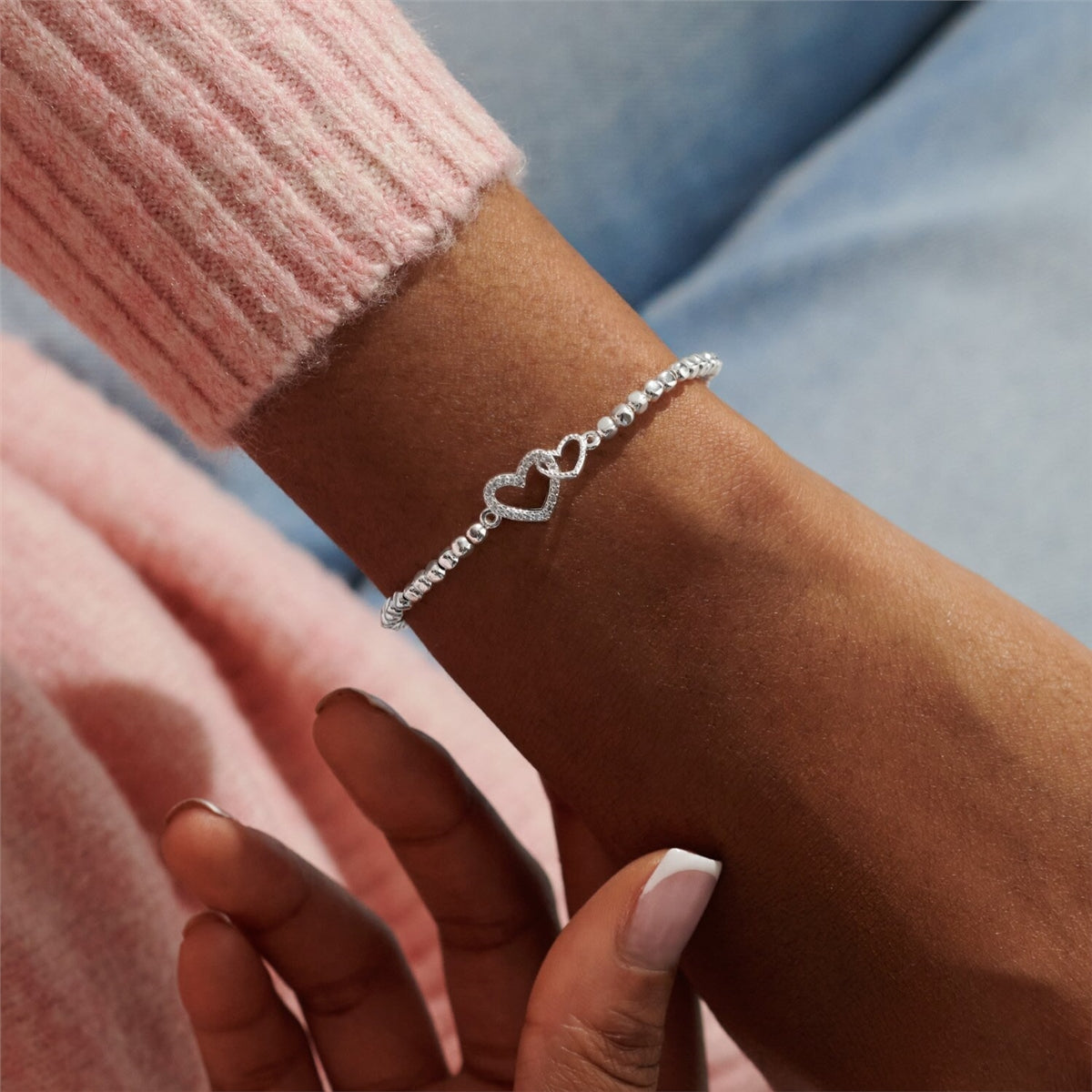 Joma Silver Inerlocking Amazing Godmother Bracelet