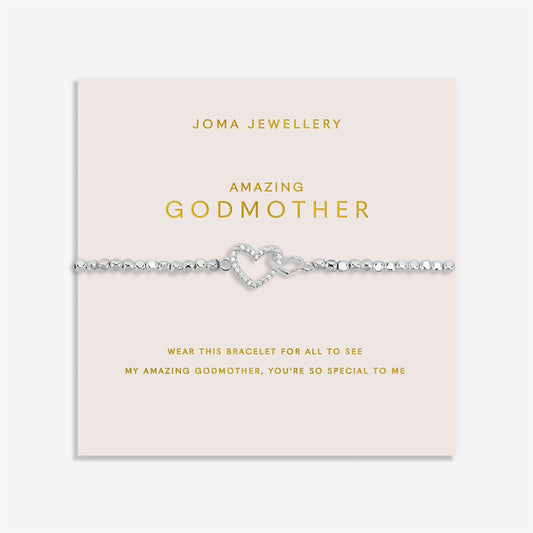 Joma Silver Inerlocking Amazing Godmother Bracelet