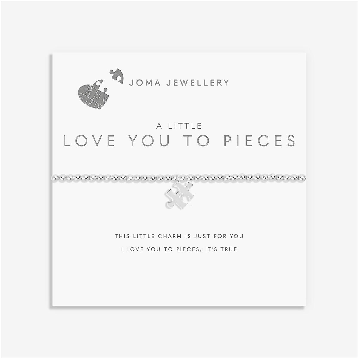 Joma A Little Love You To Pieces Puzzle Piece Bracelet