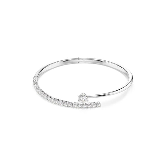 Swarovski Matrix  Round Cut White Bangle