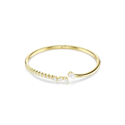 Swarovski Mesmera Gold White Mixed Cuts Bangle