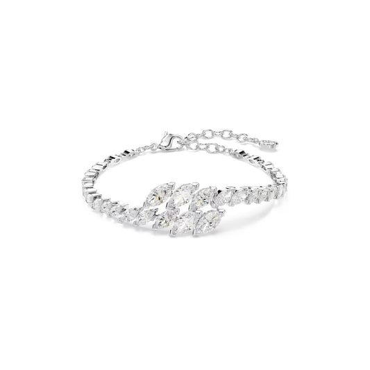 Swarovski Mesmera Silver White Marquise Cut Overlap Bracelet