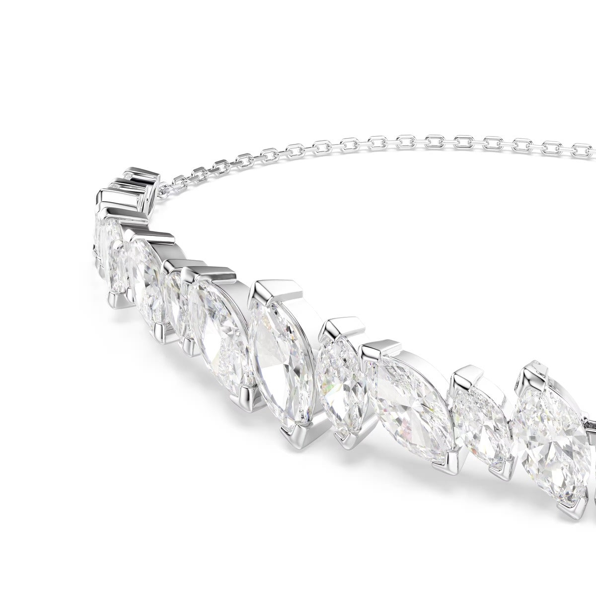 Swarovski Mesmera Silver White Marquise Cut Bracelet