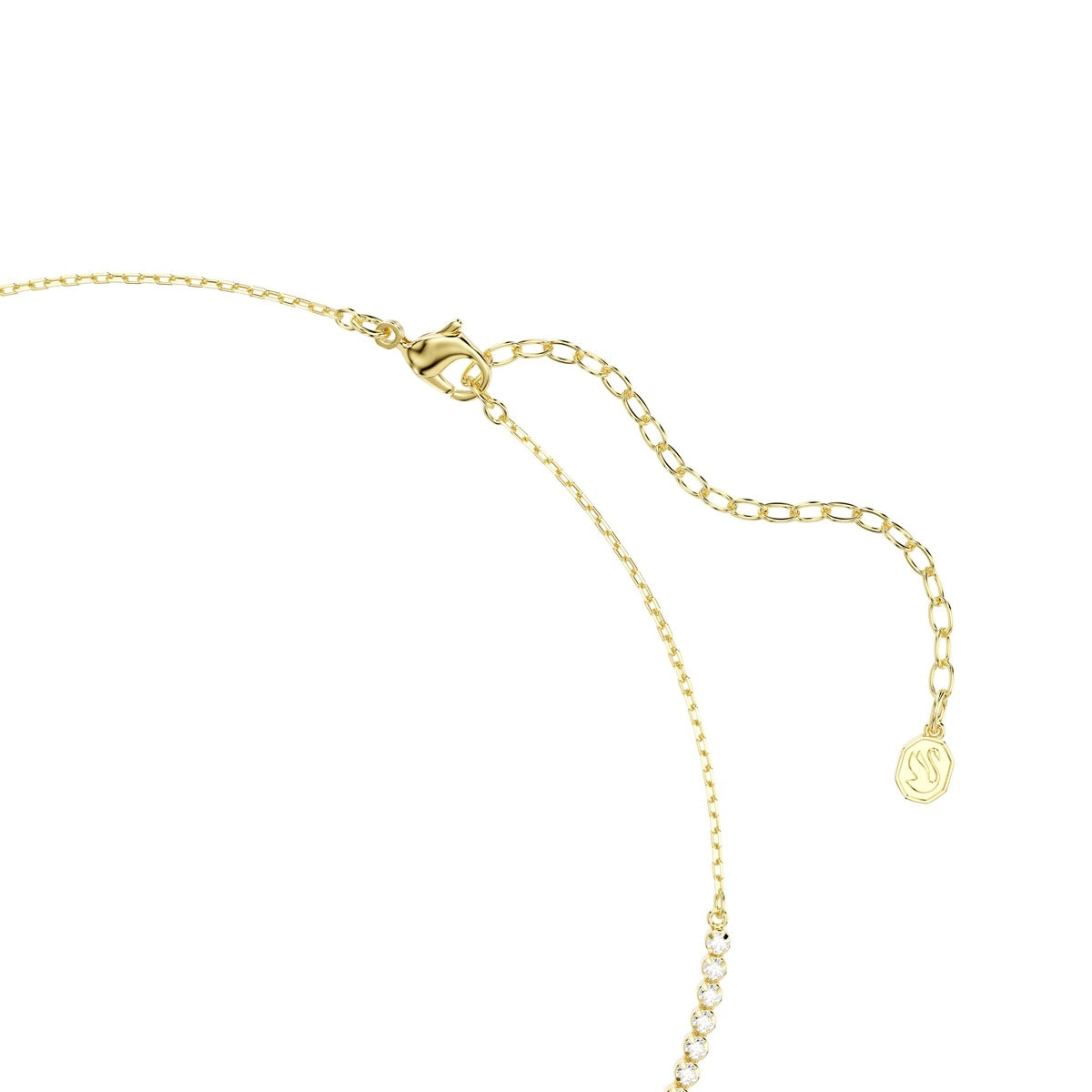 Swarovski Mesmera Gold White Mixed Cuts Necklace