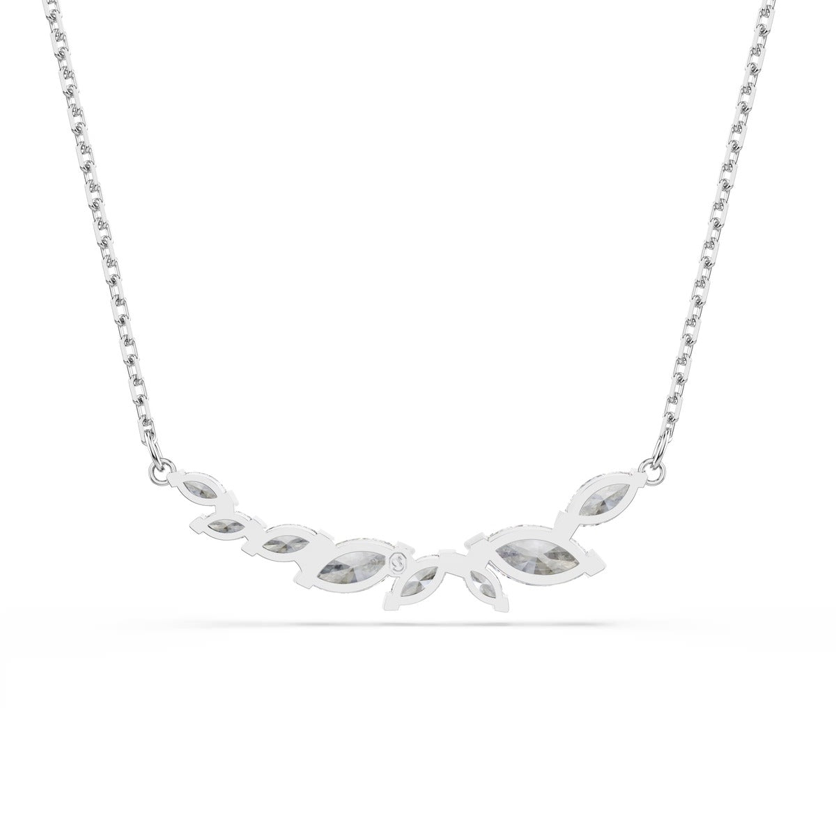 Swarovski Mesmera Silver White Marquise Cut Necklace
