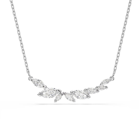 Swarovski Mesmera Silver White Marquise Cut Necklace