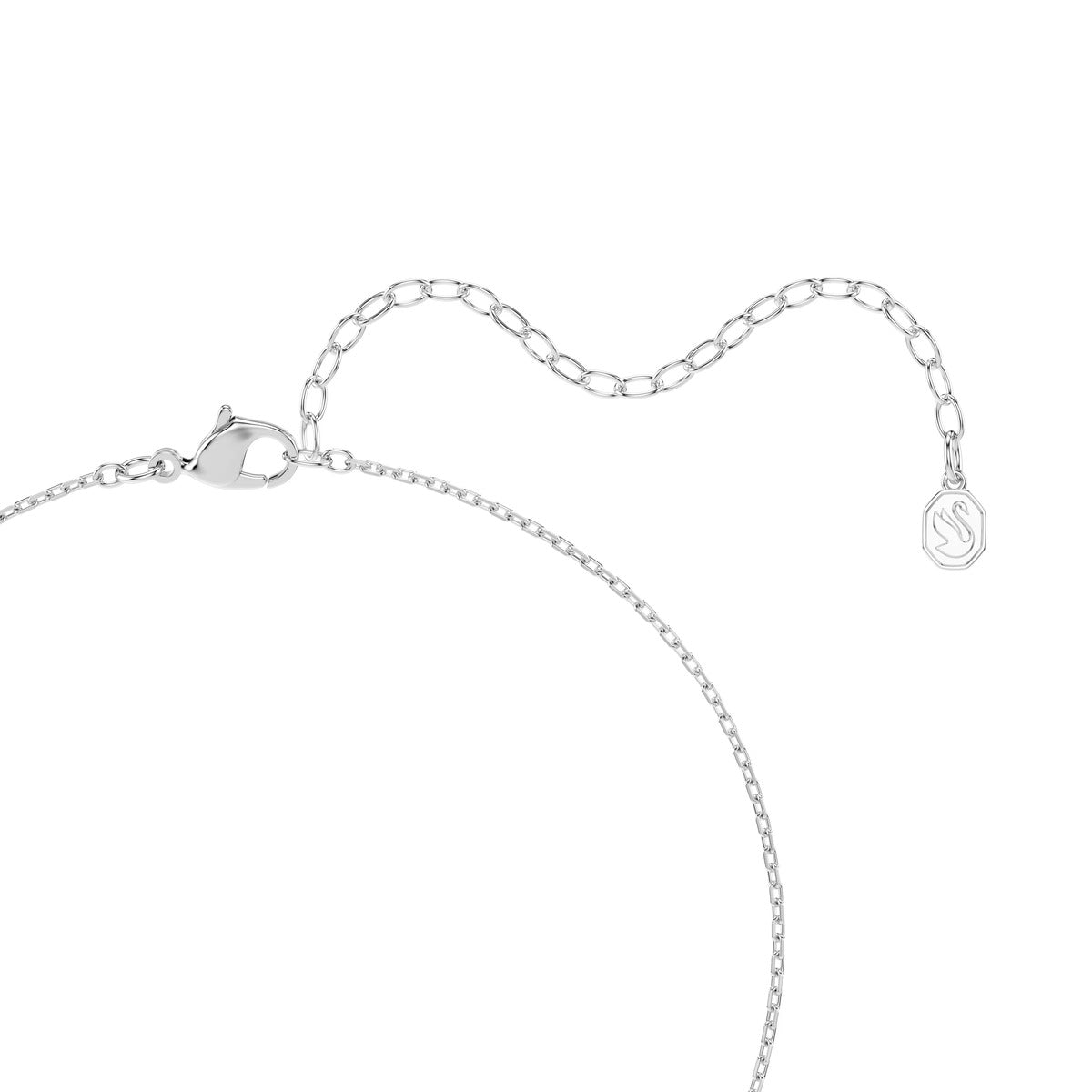 Swarovski Millenia Silver Blue Cushion Cut Necklace