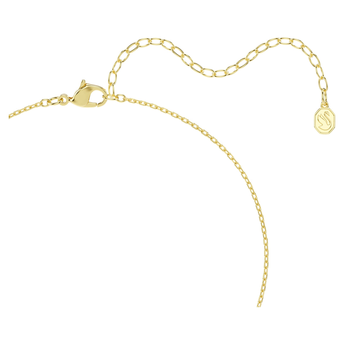 Swarovski Millenia Gold Cushion Cut Green Necklace