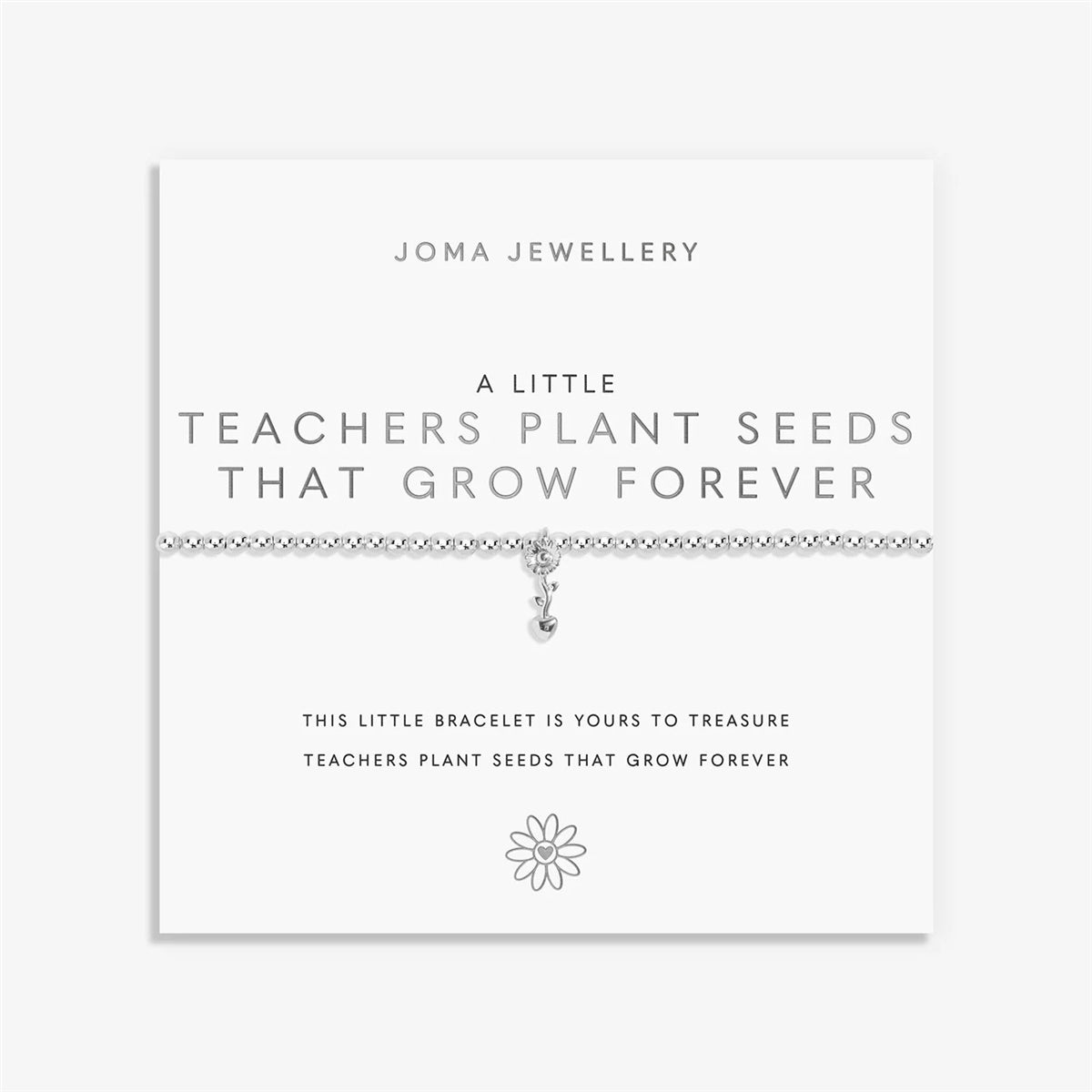 Joma A Little Teachers Plant Seeds Bracelet