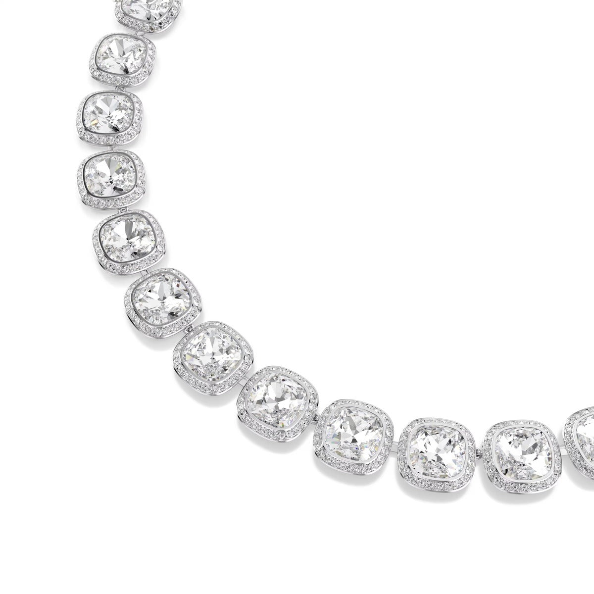 Swarovski Una Angelic Cushion Cut White Necklace