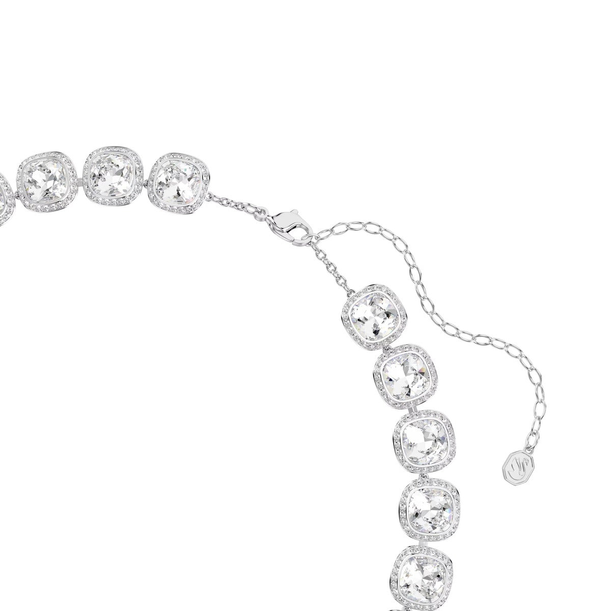 Swarovski Una Angelic Cushion Cut White Necklace