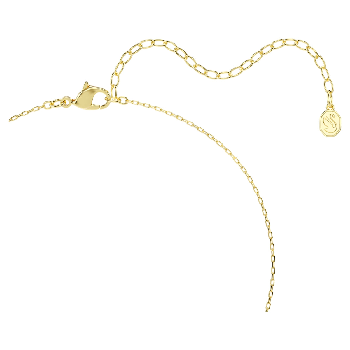 Swarovski Una Angelic Gold Mixed Cuts White Necklace