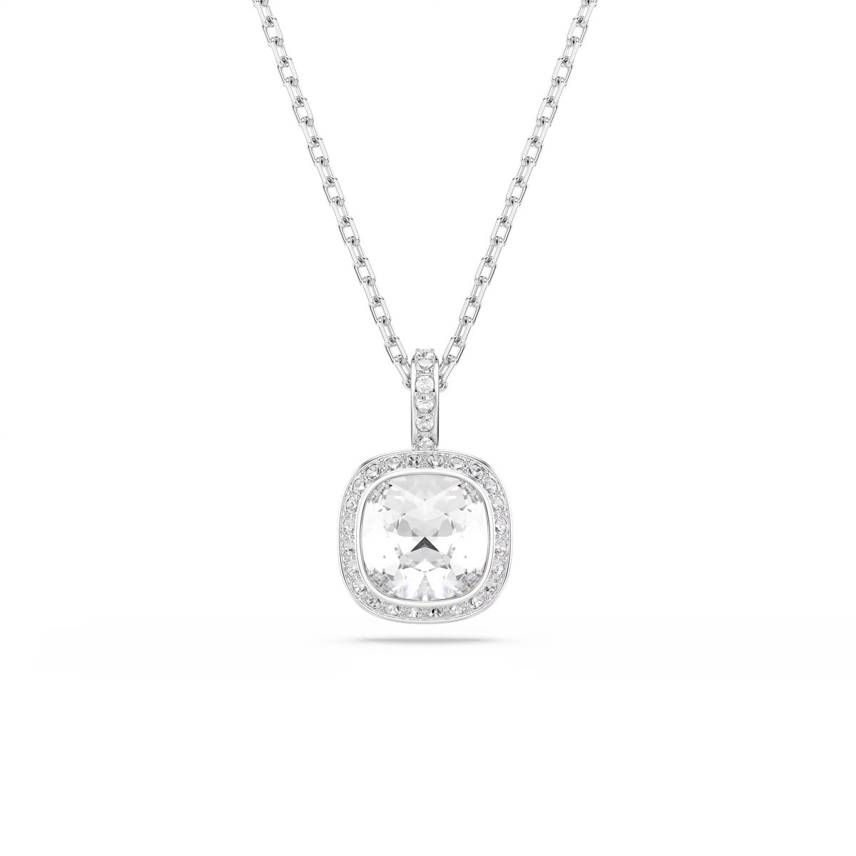 Swarovski Una Angelic Silver White Cushion Cut Set
