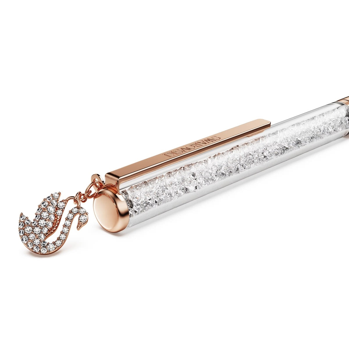 Swarovski Crystalline Rose Gold Swan Ballpoint Pen