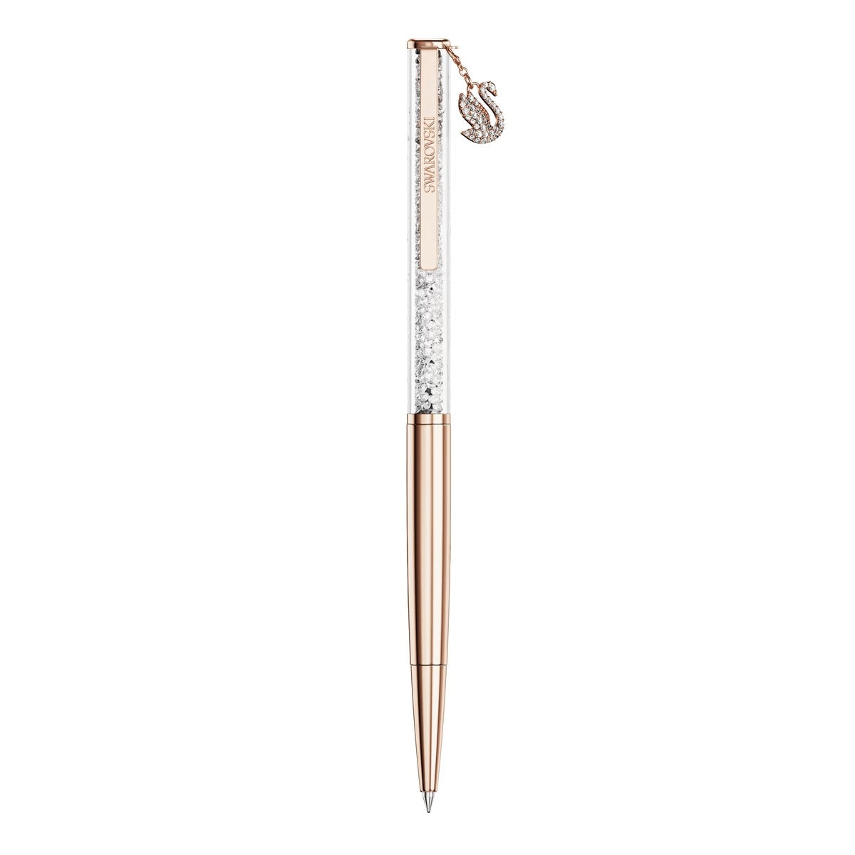 Swarovski Crystalline Rose Gold Swan Ballpoint Pen