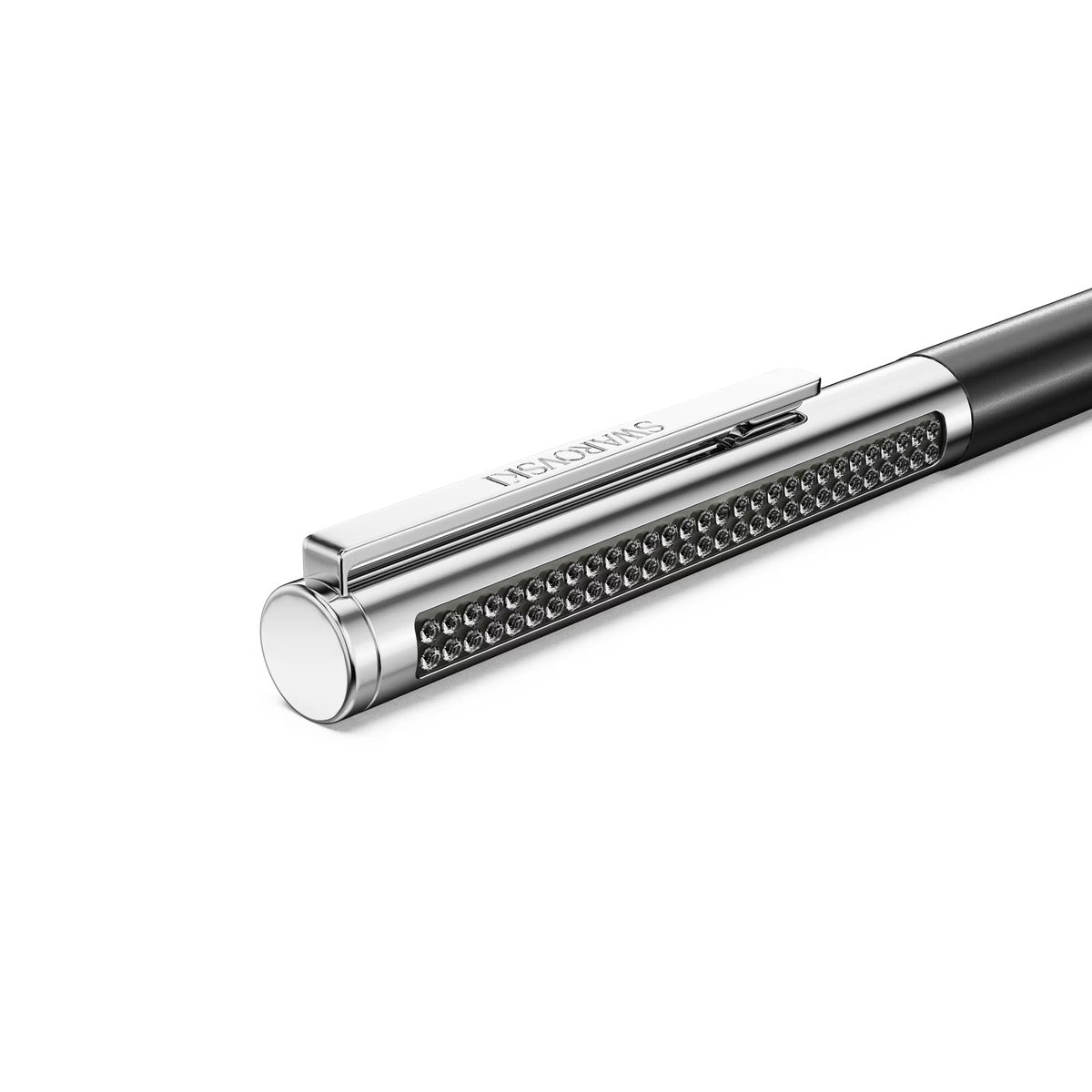 Swarovski Matrix Black Lacquered Chrome Plated Tennis Ballpoint Pen