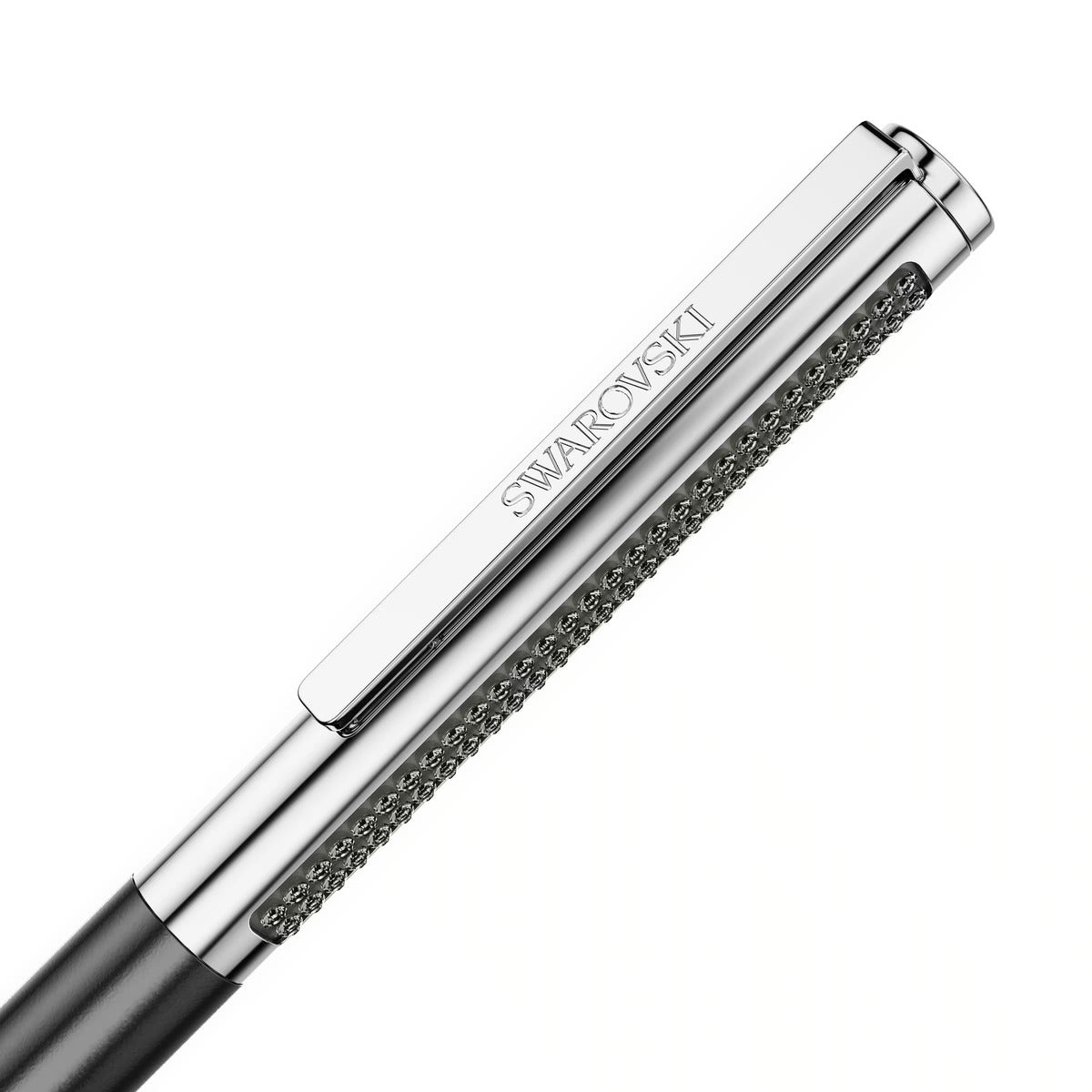 Swarovski Matrix Black Lacquered Chrome Plated Tennis Ballpoint Pen