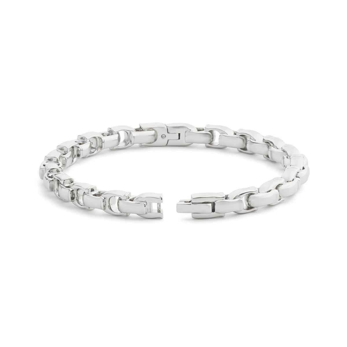 Coach Silver Signature C Link Bangle Bracelet