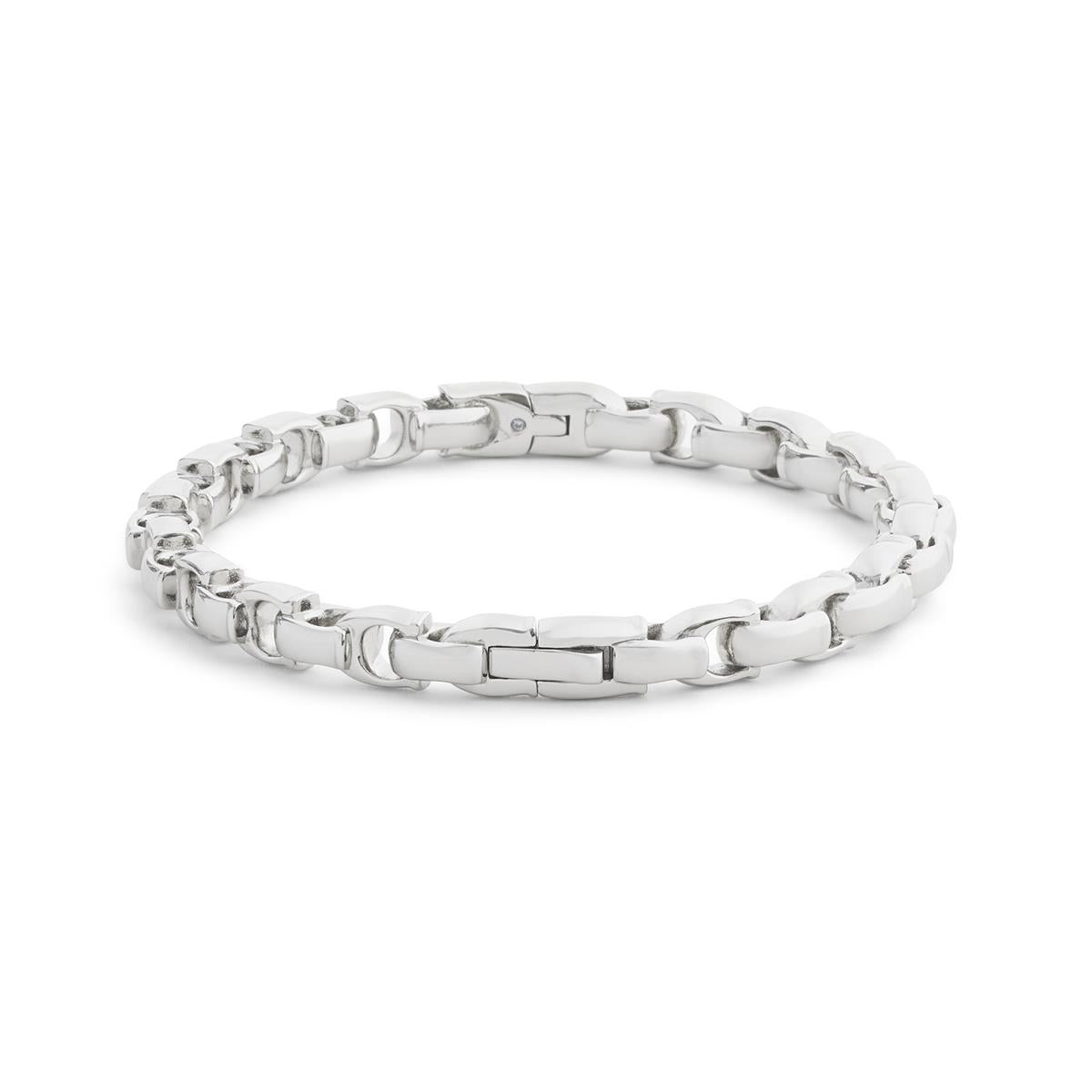 Coach Silver Signature C Link Bangle Bracelet