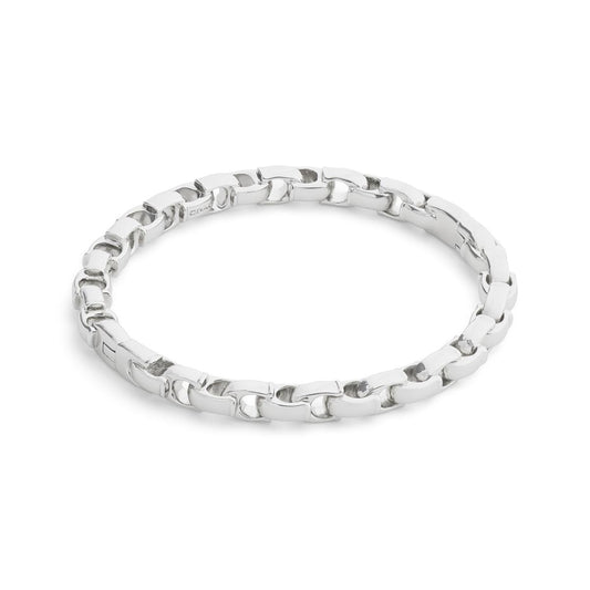 Coach Silver Signature C Link Bangle Bracelet