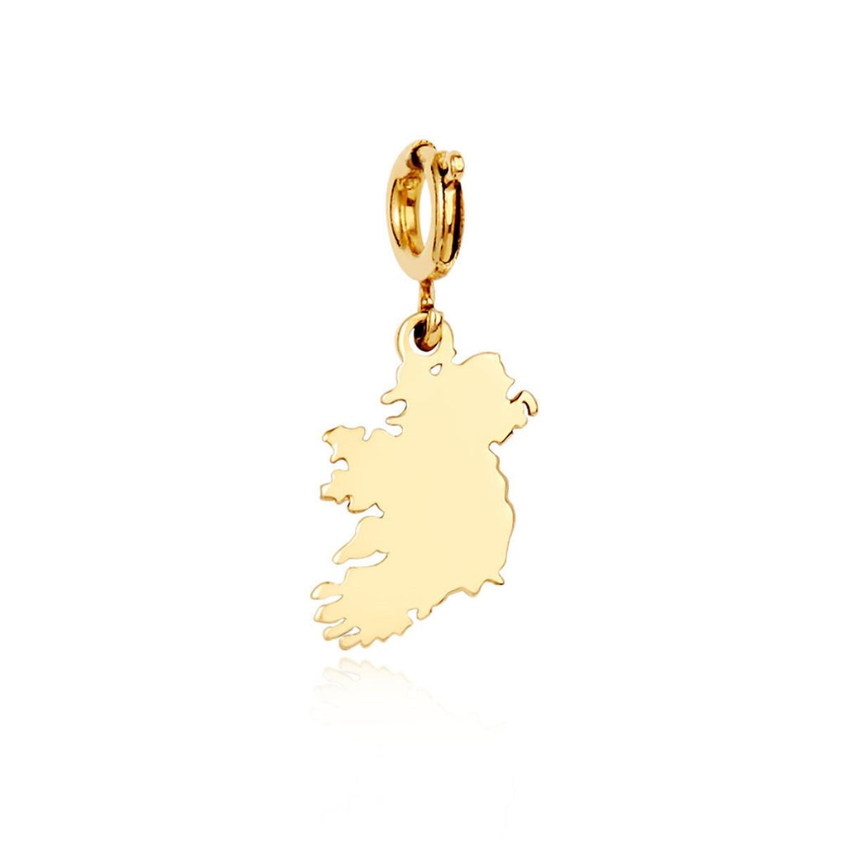 Over & Over Gold 14k Stainless Steel Ireland Charm