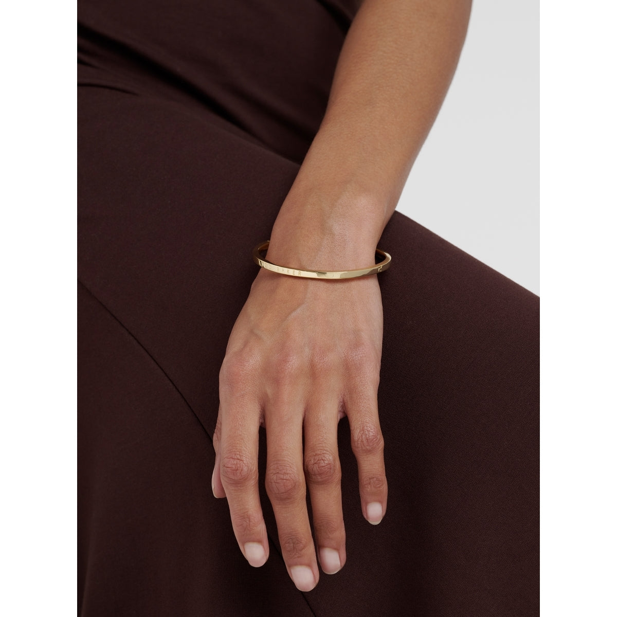 Ted Baker Gold Chrishell Classic Bangle