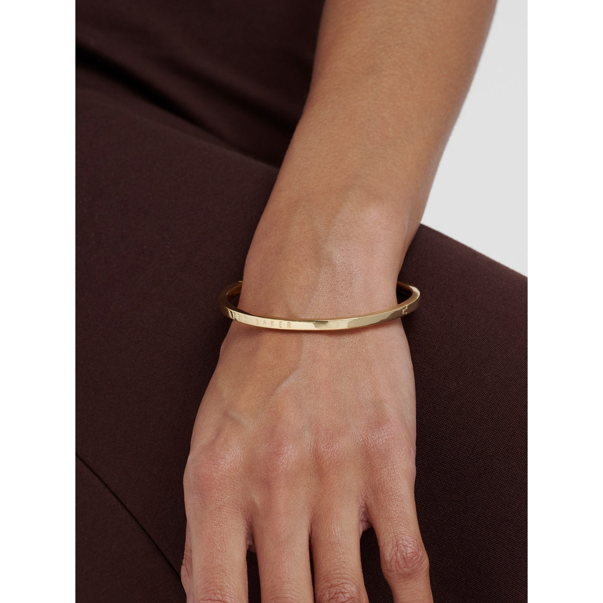 Ted Baker Gold Chrishell Classic Bangle
