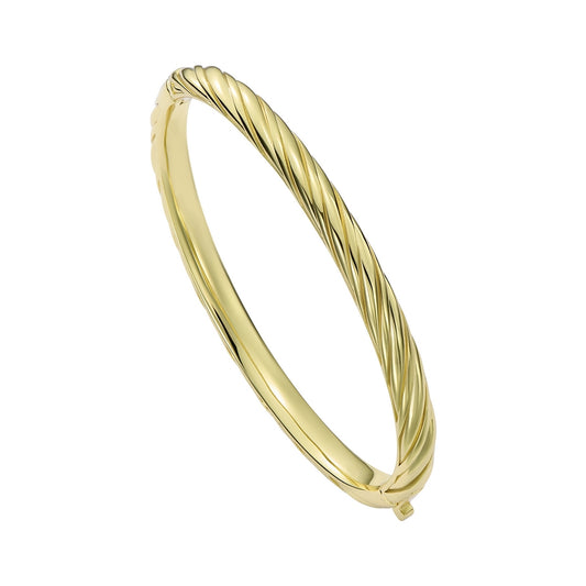 Ted Baker Gold Melissa Metal Twist Bangle