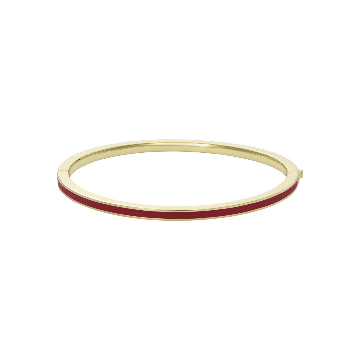 Ted Baker Gold Roley Red Emanel Bangle