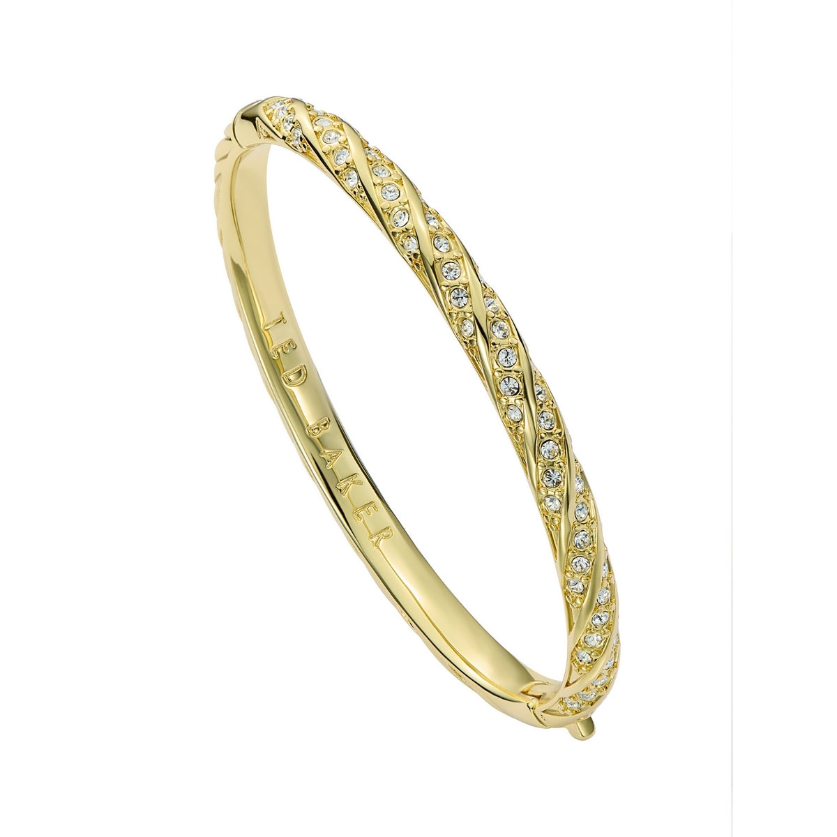 Ted Baker Gold Torvi CrystalTwist Bangle