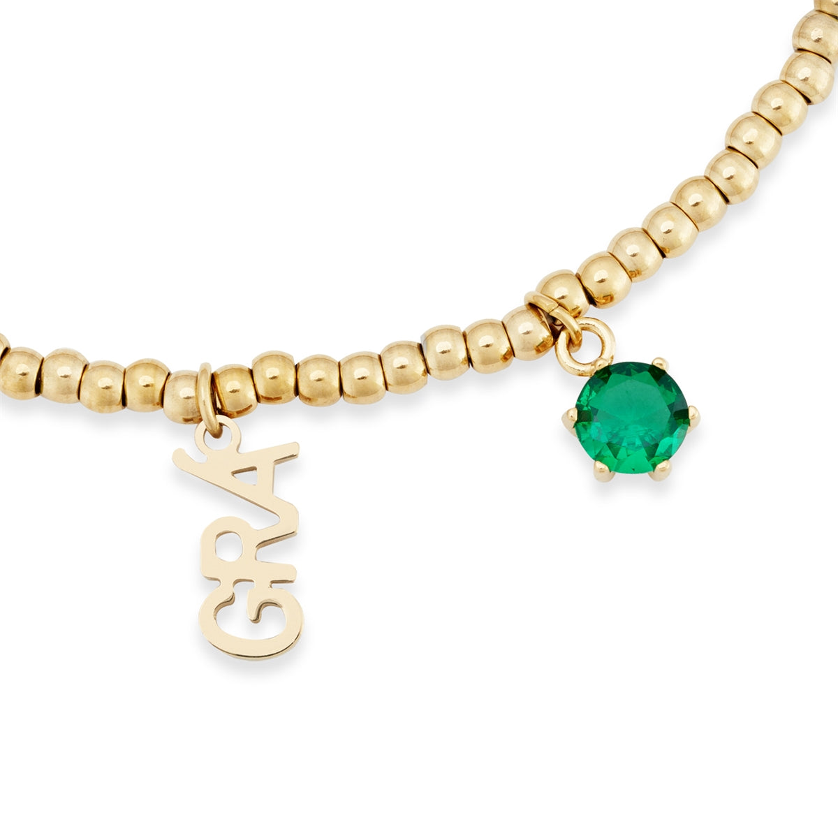 Karma Gold 14k Stainless Steel Le Grá Bracelet