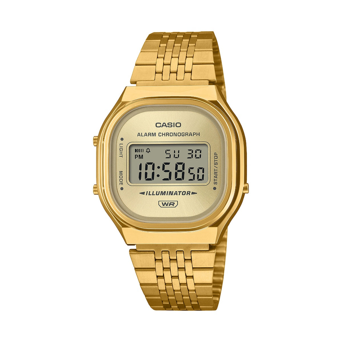 Casio A140WEG-9AEF Vintage Gold Sunray Watch