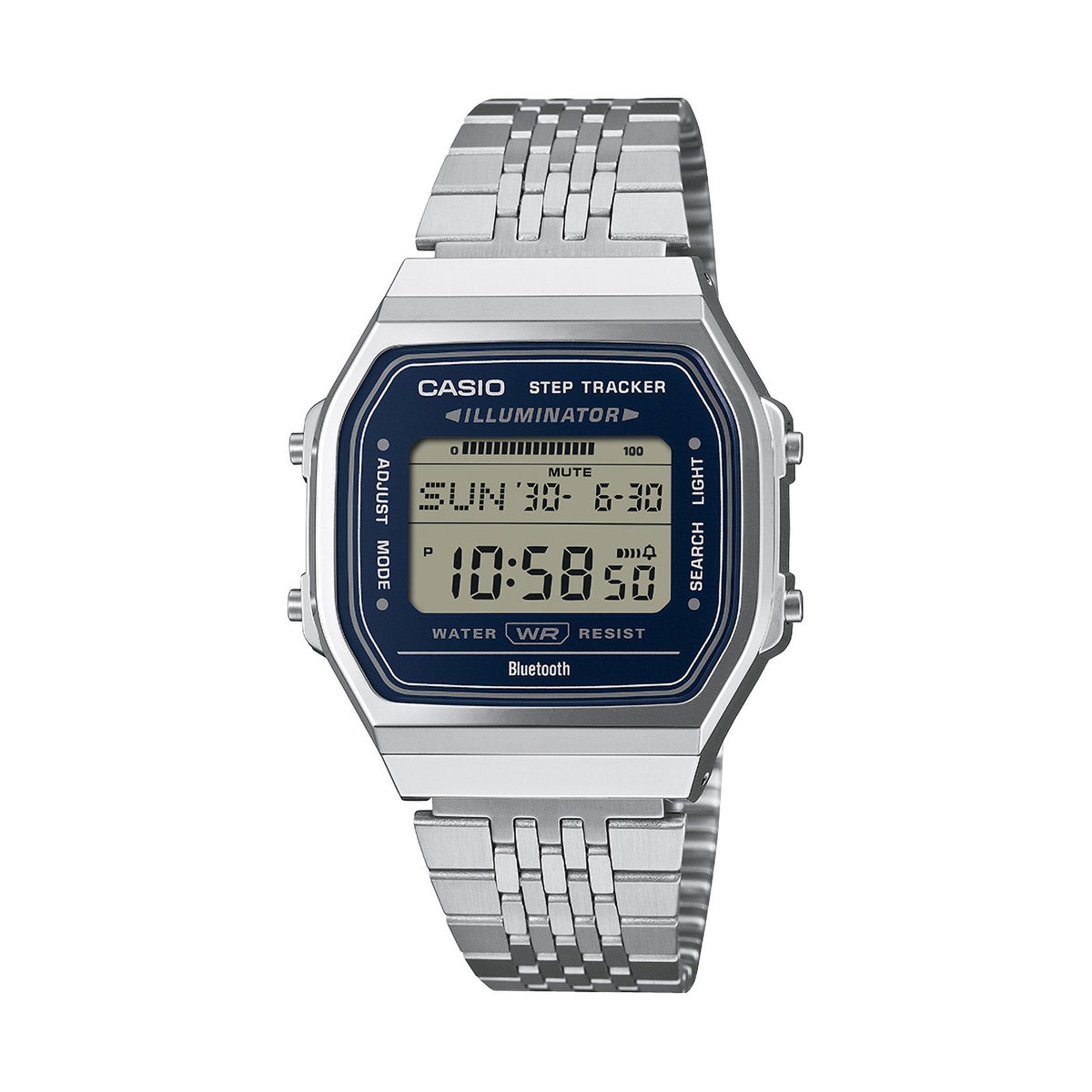 Casio ABL-100WE-2AEF Silver Blue Bluetooth Watch