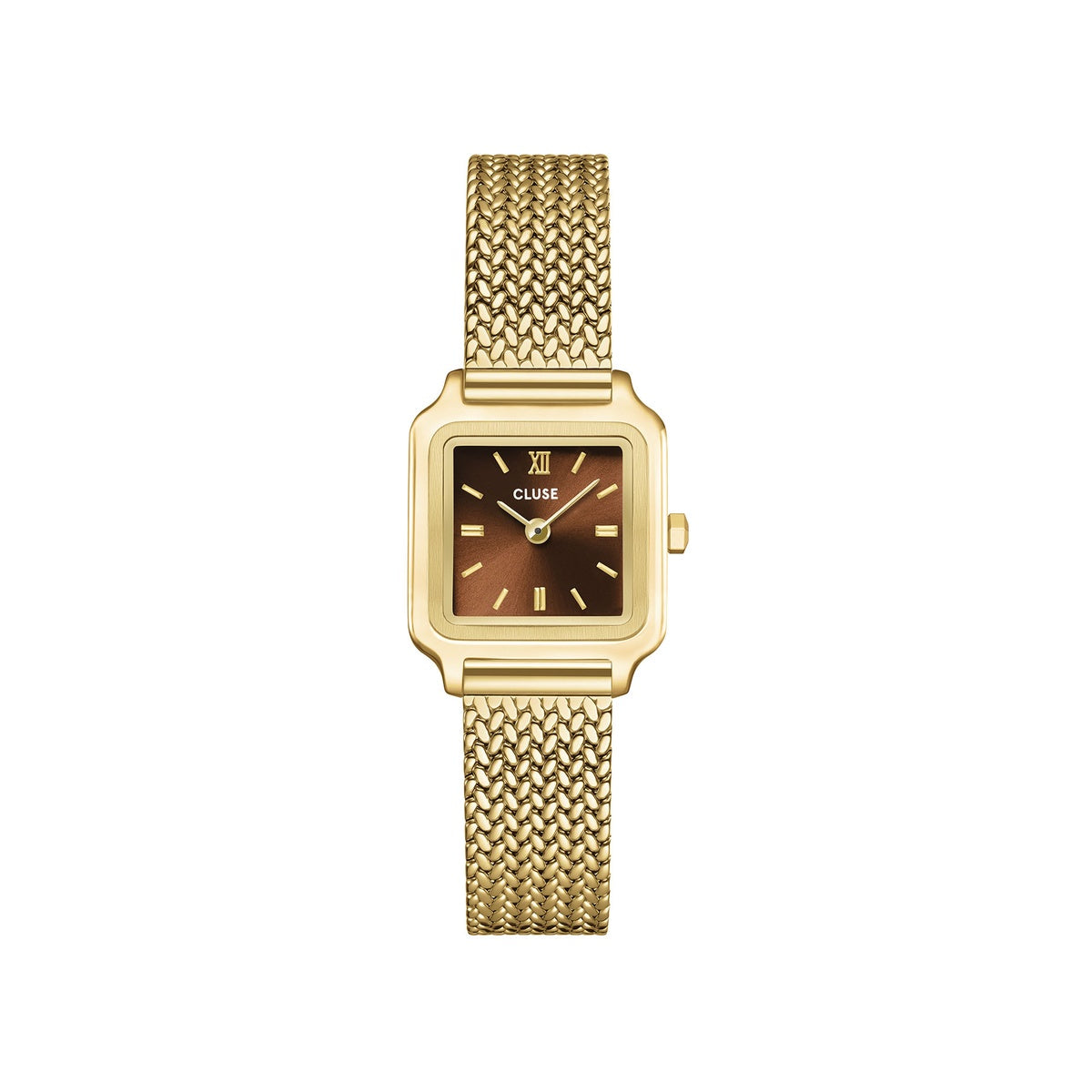 Cluse Gold Gracieuse Mini Brown Watch