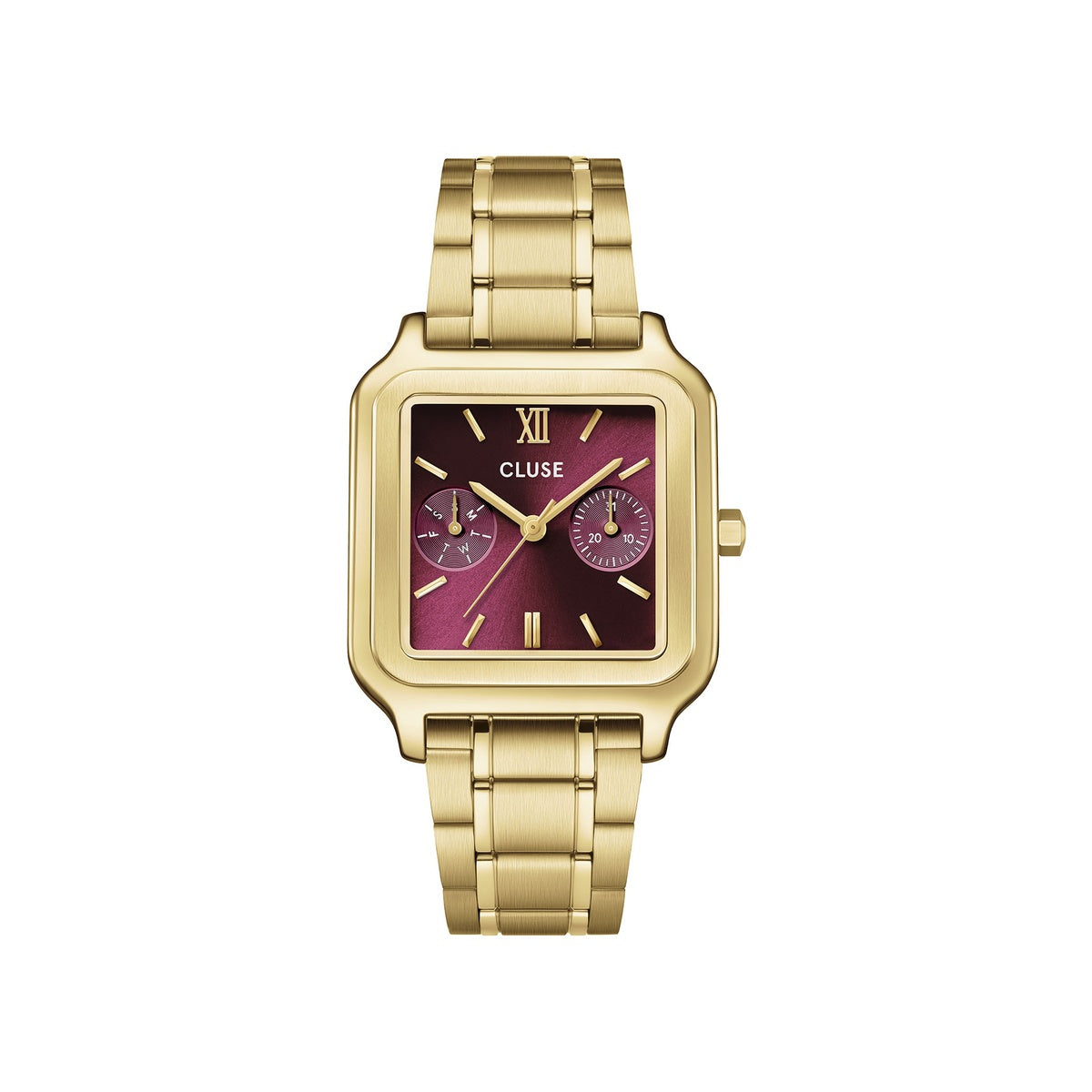 Cluse Gold Gracieuse Multifunction Cherry Watch