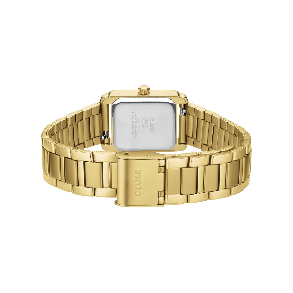 Cluse Gold Anglee Rectangle Cherry 23mm Watch
