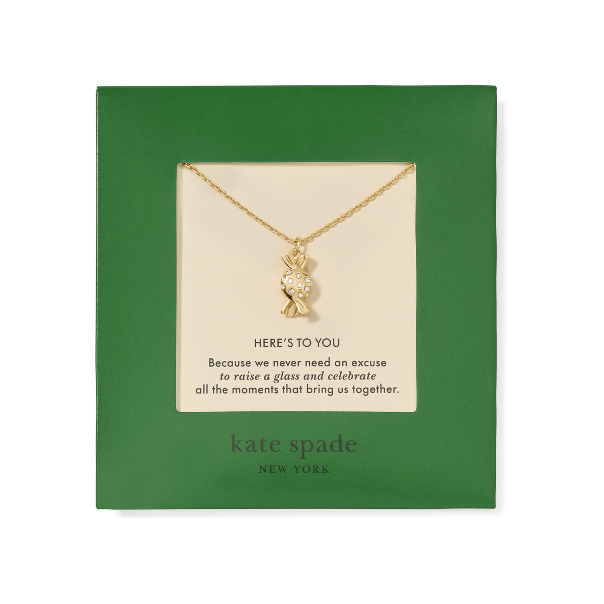 Kate Spade New York Gold Gifting Sweetness Necklace