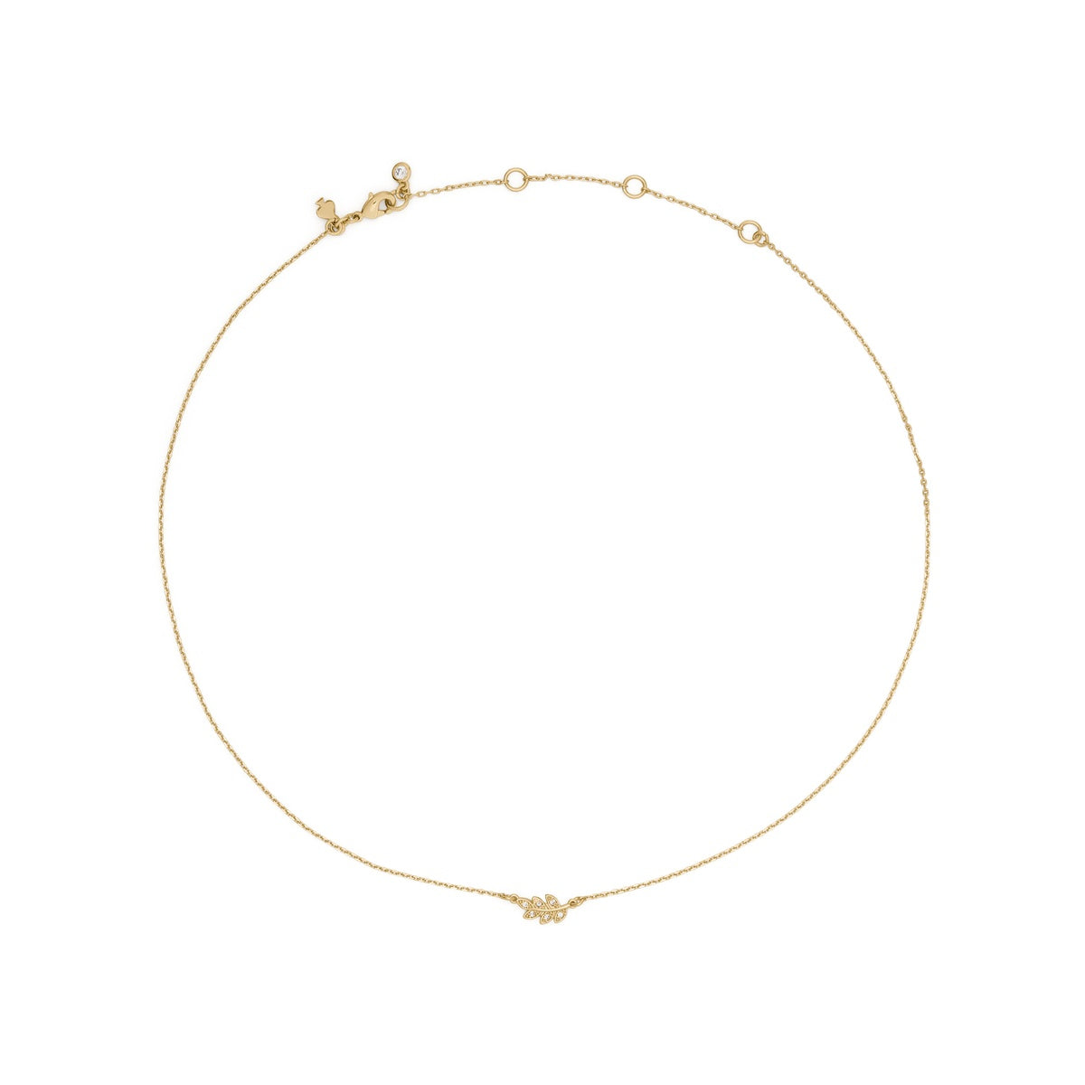 Kate Spade New York Gold Over a New Leaf Gifting Necklace