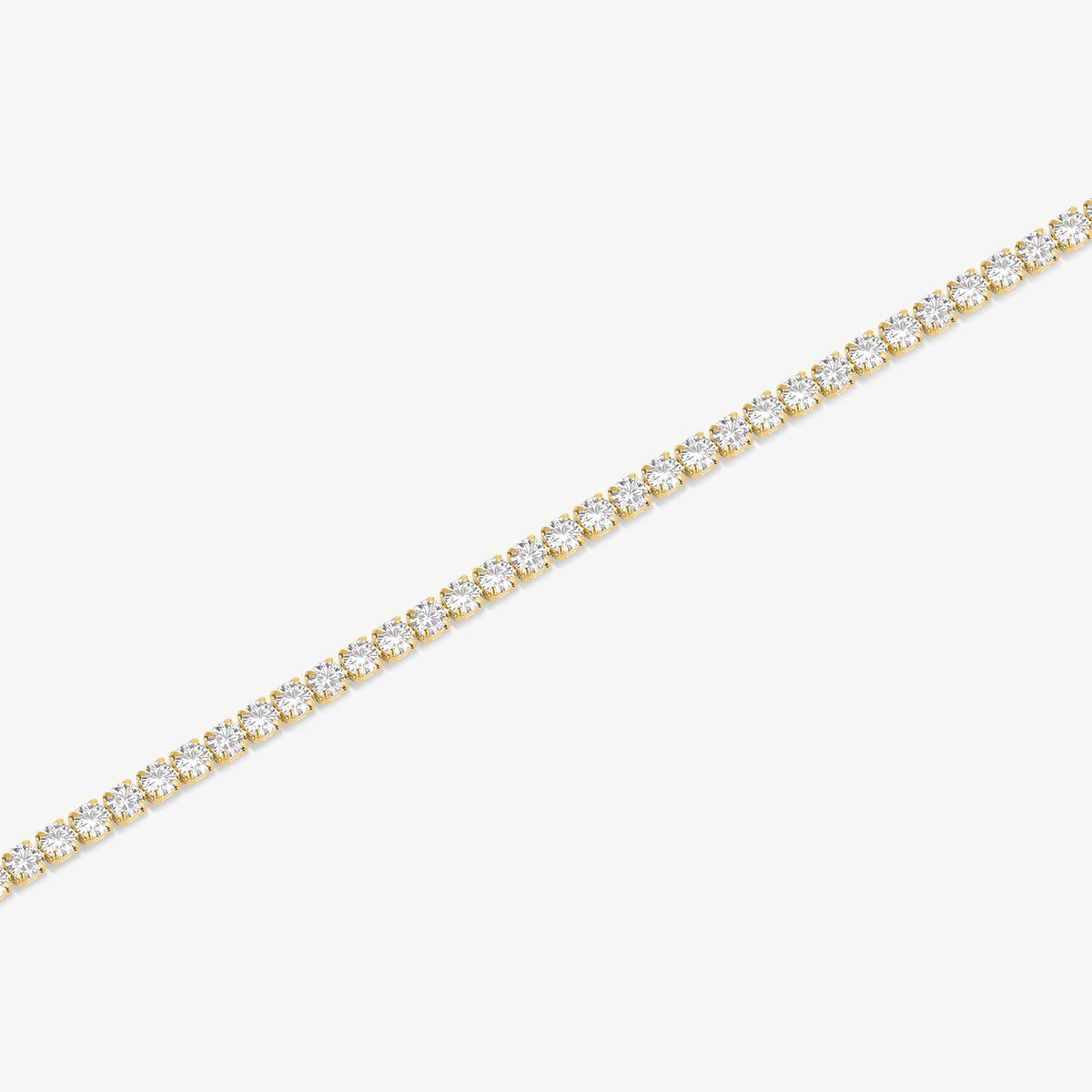D.Louise Gold CZ Tennis Bracelet
