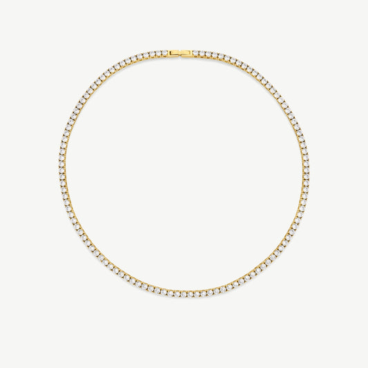 D.Louise Gold Luxe CZ Tennis Necklace