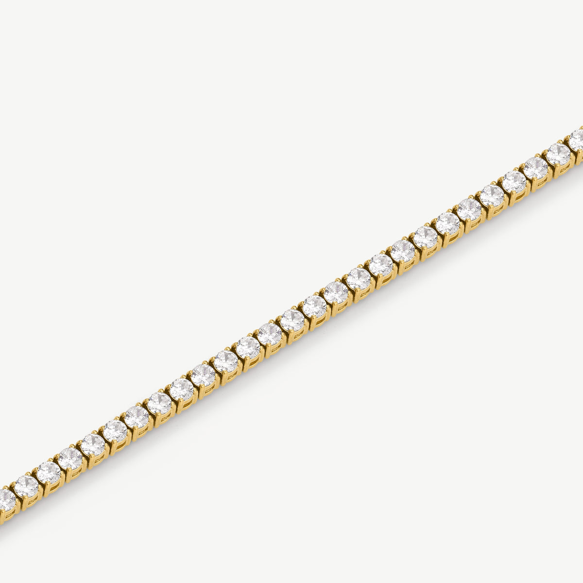D.Louise Gold Luxe CZ Tennis Necklace