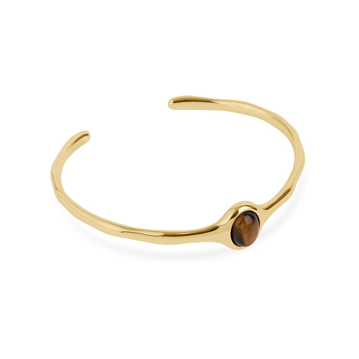 August Woods Gold Molten Tiger's Eye Bangle