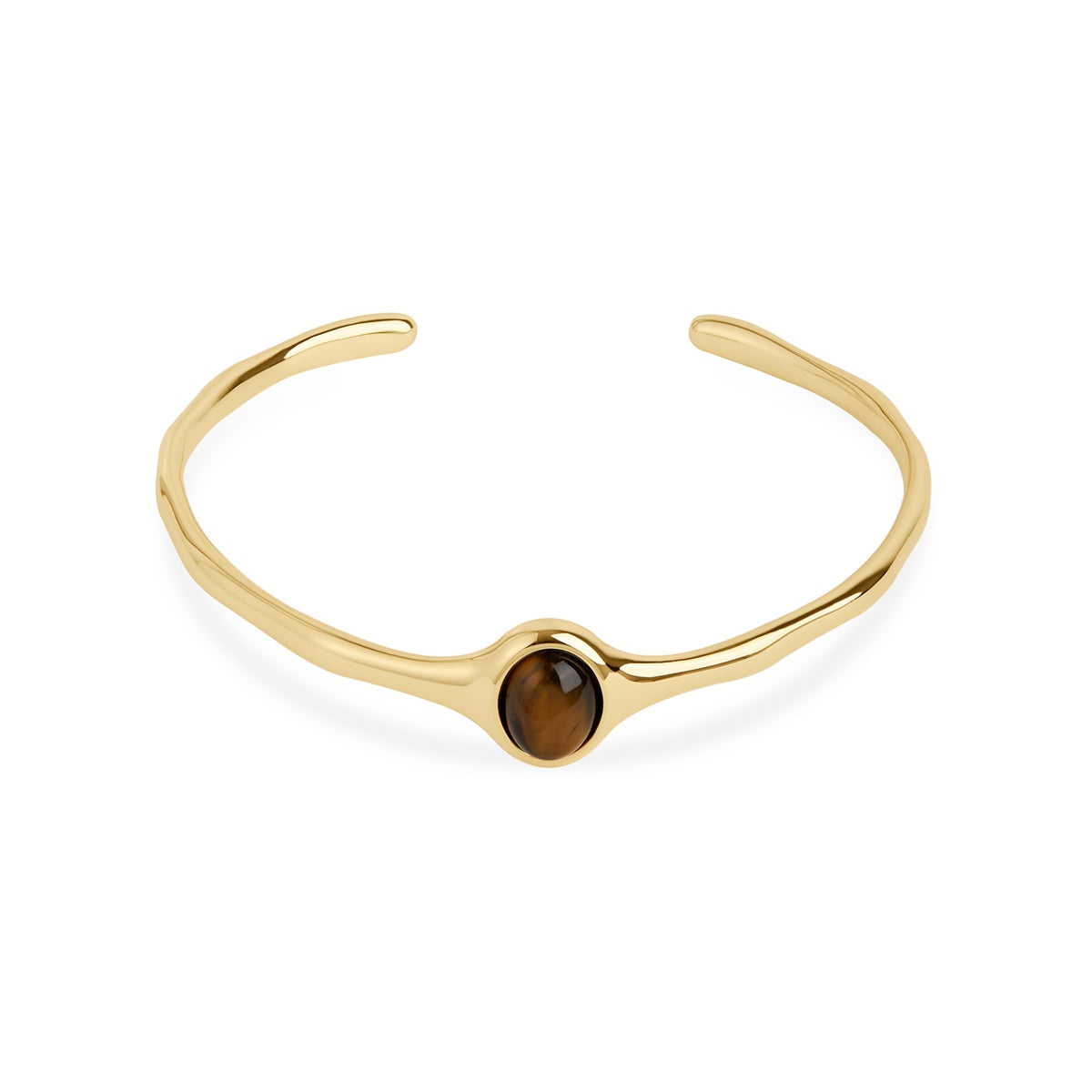 August Woods Gold Molten Tiger's Eye Bangle