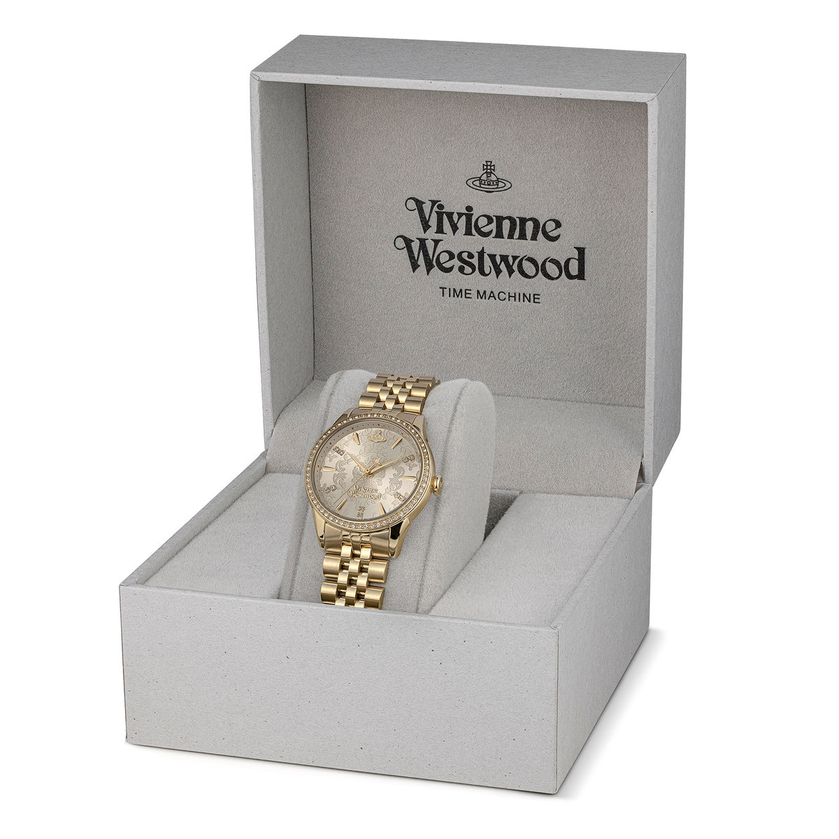 Vivienne Westwood Gold Little Wallace Champagne Dial Watch