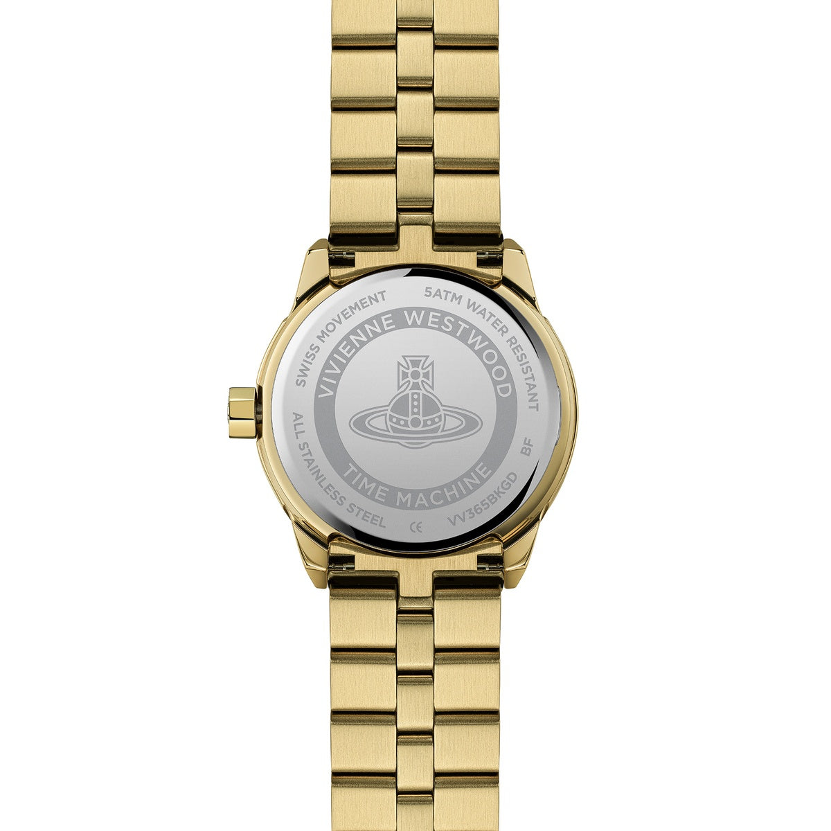 Vivienne Westwood Gold The Trellick Black Dial Watch