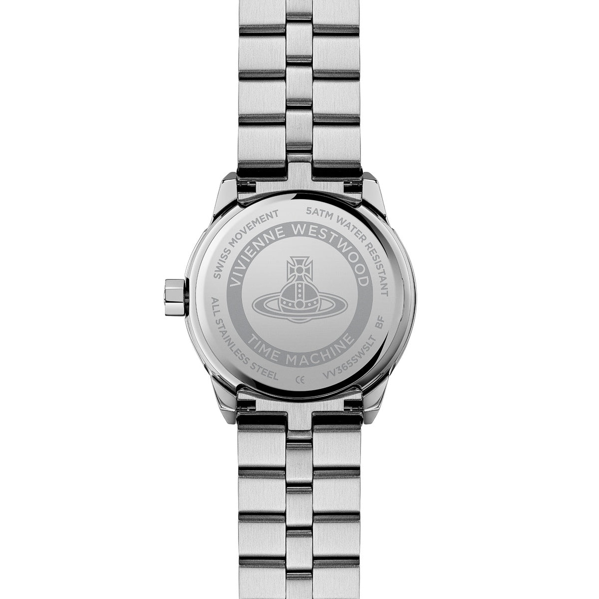 Vivienne Westwood Silver The Trellick Tortoiseshell Bezel Watch
