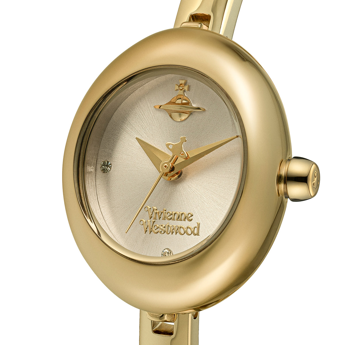 Vivienne Westwood Silver The Audley Bangle Watch